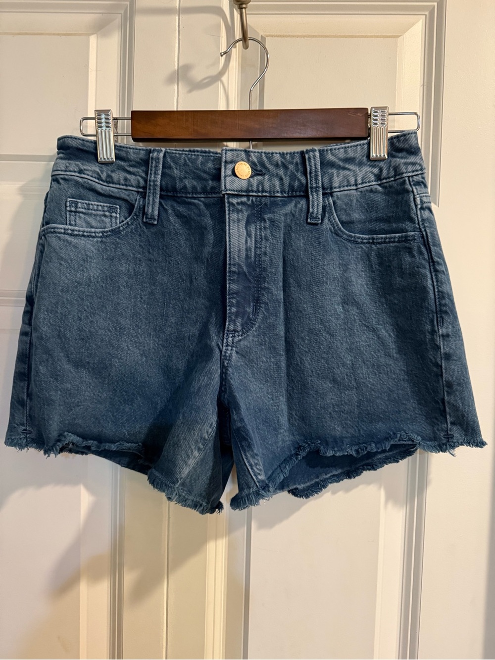 Universal Thread Dark Blue High-Rise Denim Shorts